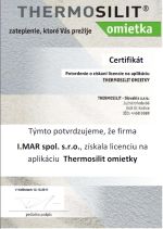 Thermosilit certifikát